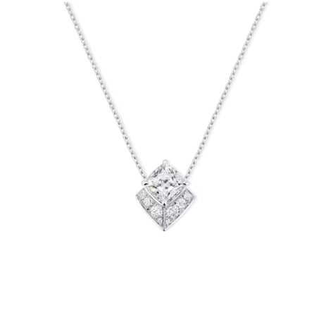 Joséphine Éclat Floral Pendant White Gold, Diamonds
