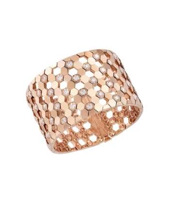 Bee de Chaumet Cuff Rose Gold, Diamonds