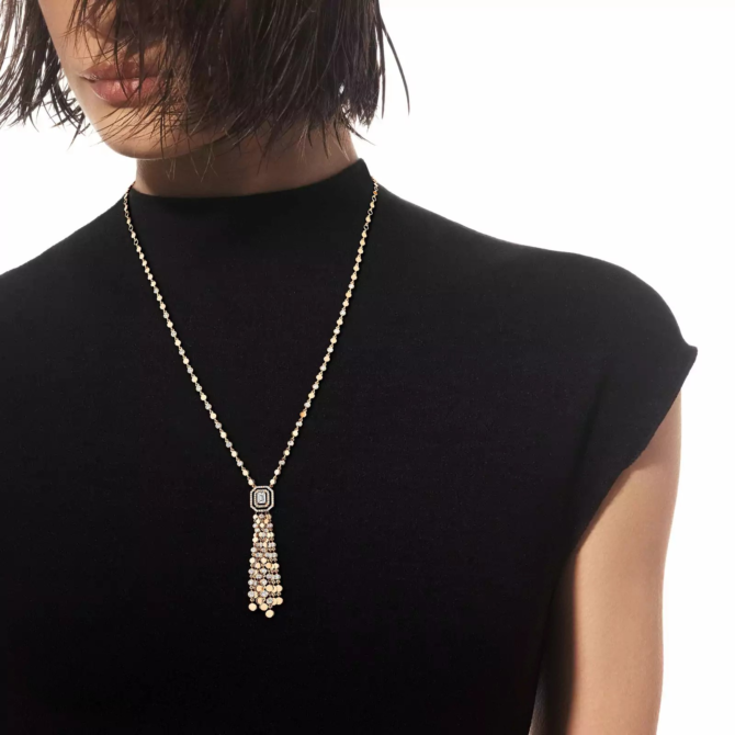 D-Vibes Tassel Diamond Necklace