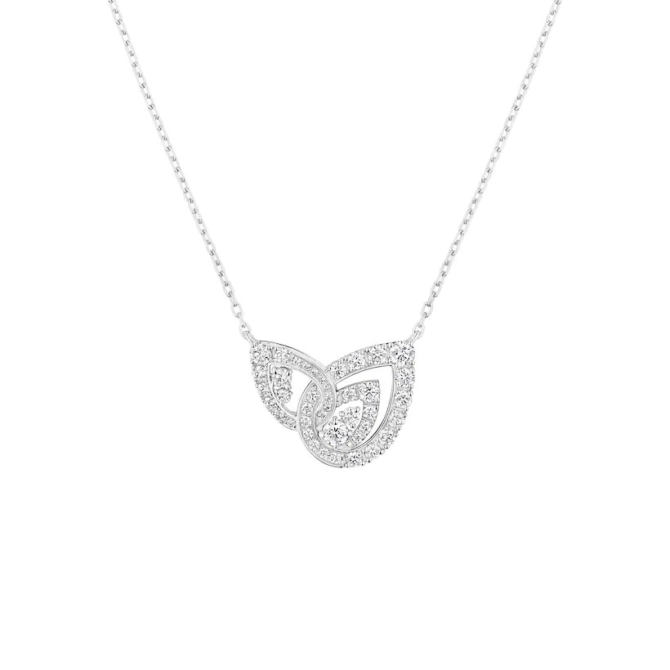 Joséphine Duo Éternel Pendant White Gold, Diamonds