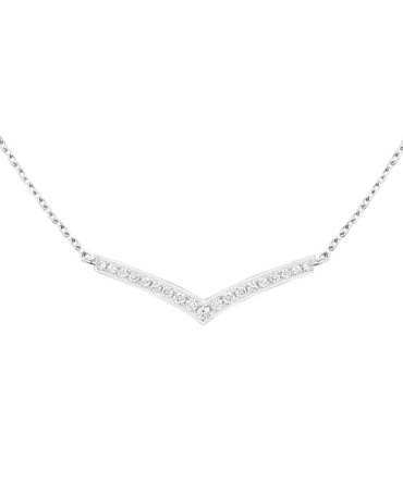 Joséphine Aigrette Pendant White Gold, Diamonds