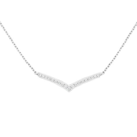 Joséphine Aigrette Pendant White Gold, Diamonds