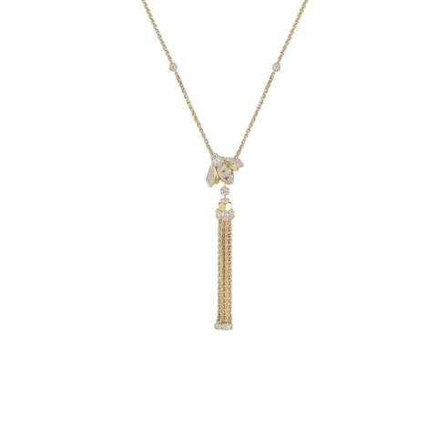 Bee de Chaumet Pompon Pendant Yellow Gold, Diamonds