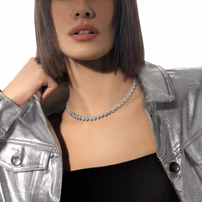 My Twin Rivière Diamond Necklace