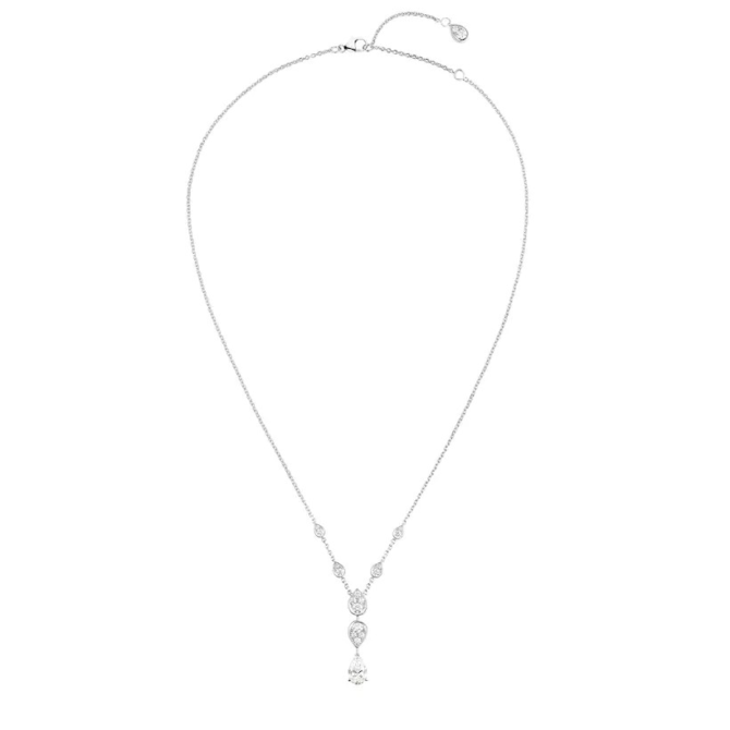 Joséphine Ronde d'Aigrettes 1 carat Pendant White Gold, Diamonds