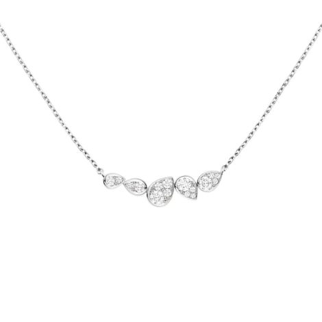 Joséphine Ronde d'Aigrettes Necklace White Gold, Diamonds