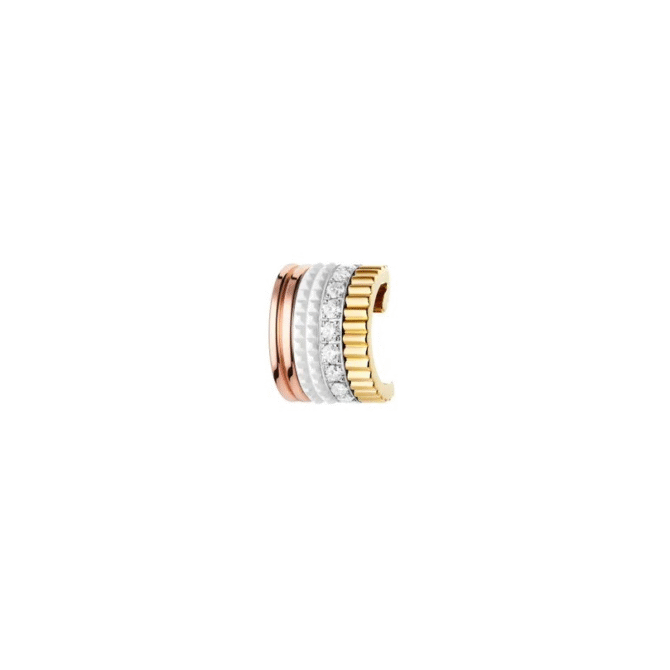 Quatre White Edition Clip Earring