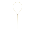 Quatre White Edition Tie Necklace, Large Model - Image 3