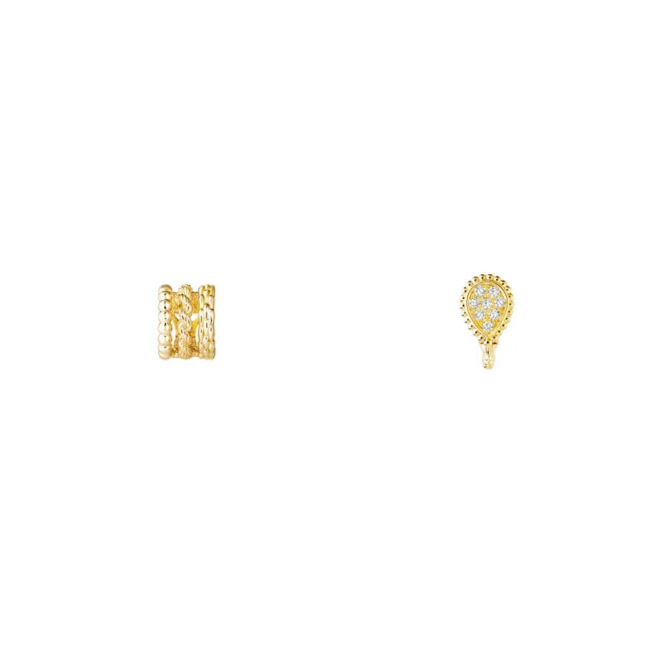 Serpent Bohème Asymmetrical Ear Clips