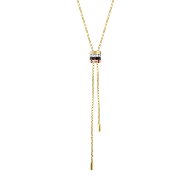 Quatre Classique Tie Necklace, Small Model