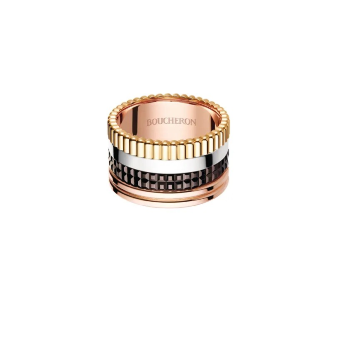 Quatre Classique Large Ring