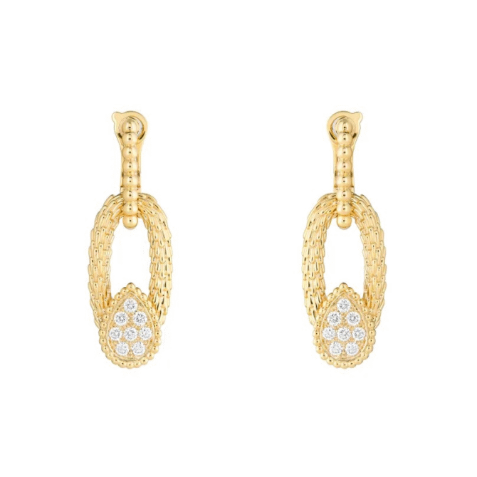 Serpent Bohème Vintage Stud Earrings