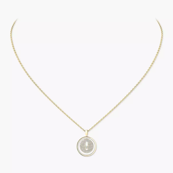 Lucky Move PM Pavé Necklace