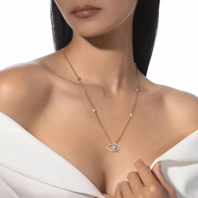 Lucky Eye Long Necklace