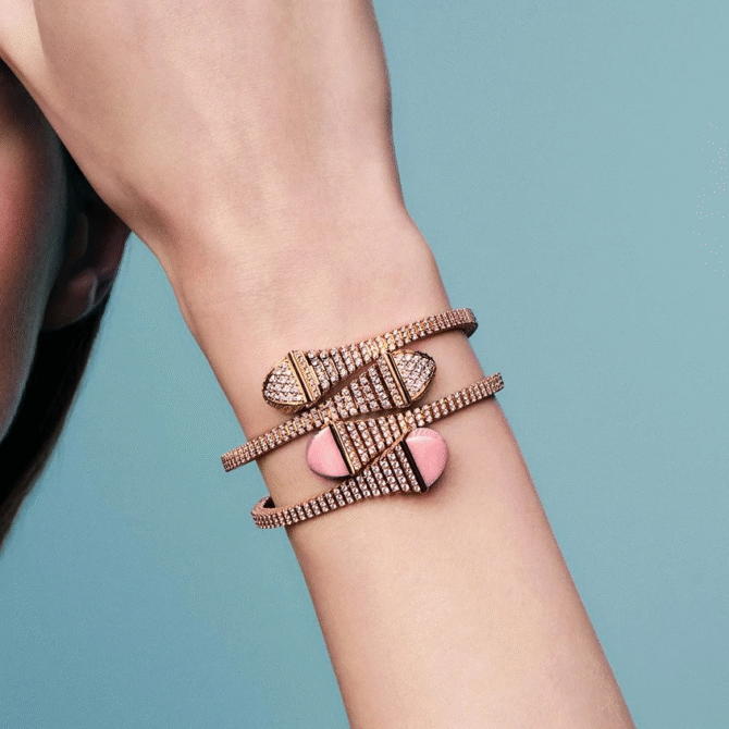 Cleo Rev Full Diamond Slip-On Bracelet