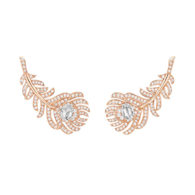 Plume de Paon Small Ear Clips