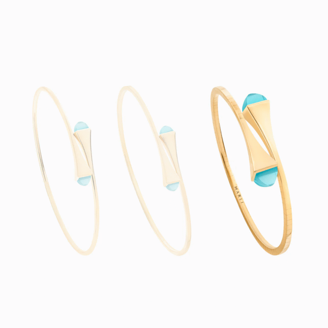 Cleo Gold Slip-On Bracelet