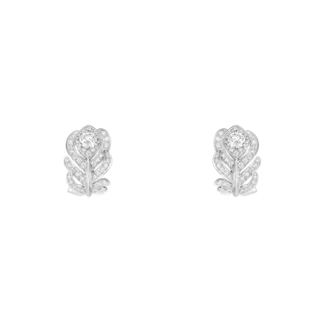 Plume de Paon Small Earrings