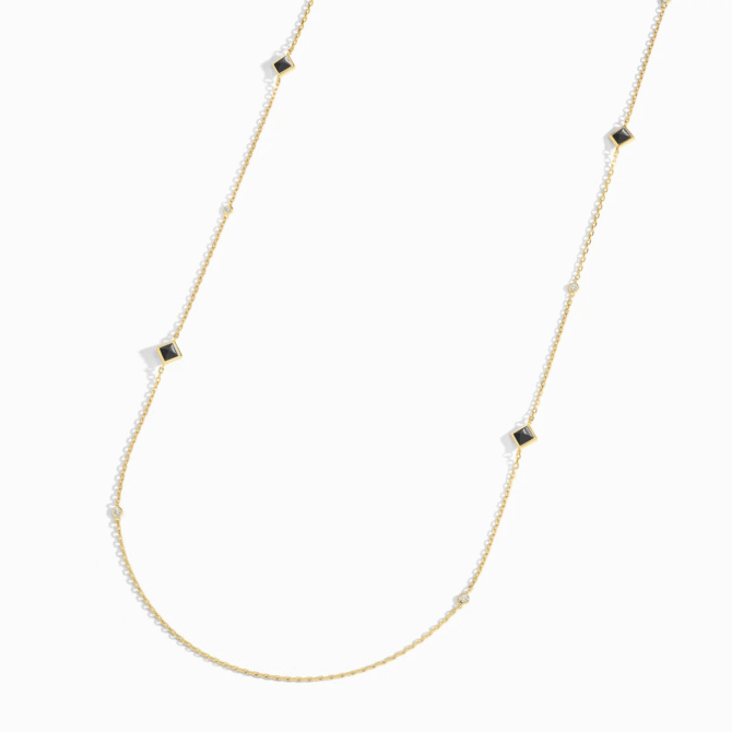 Cleo Pyramid Chain Necklace