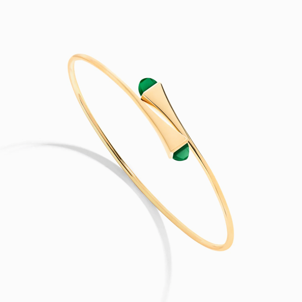 Cleo Wire Gold Slip-On Bracelet