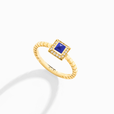 Cleo Lotus Pavé Ring