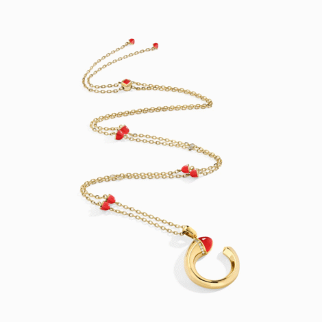 Cleo Venus Gold Midi Long Chain Pendant