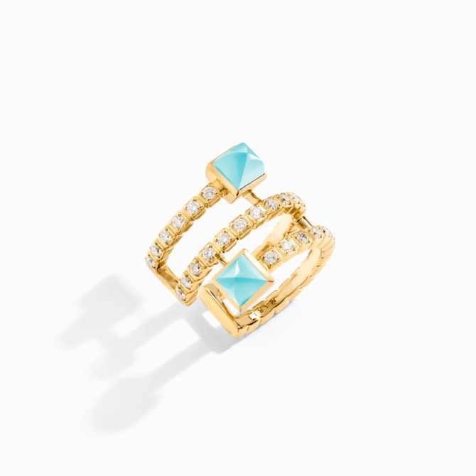 Cleo Lotus Twist Ear Cuff (Single R)