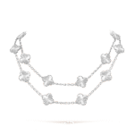 Vintage Alhambra Long Necklace, 20 Motifs - Image 4