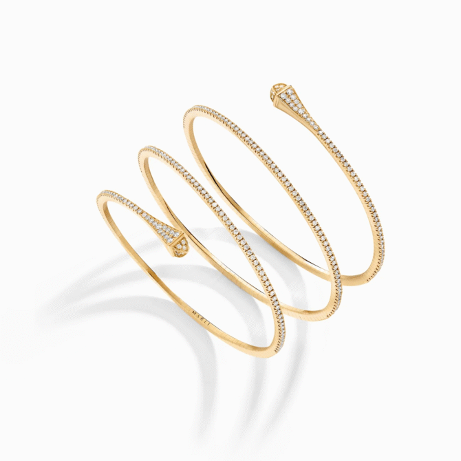 Cleo Full Diamond Twist Bracelet
