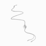 LIFE Full Diamond Spinning Cravat Necklace - Image 4