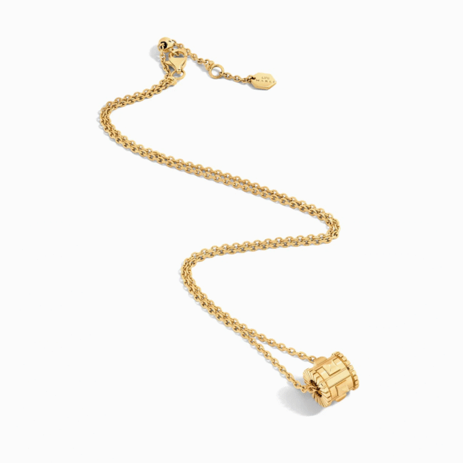 LIFE Gold Spinning Pendant Necklace