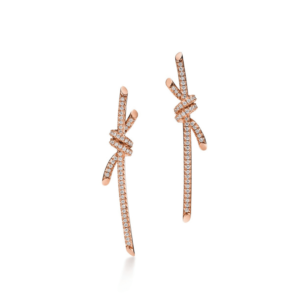 Tiffany Knot Drop Earrings