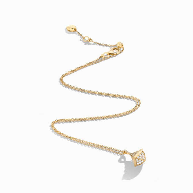 Cleo Rev Mini Full Diamond Pendant