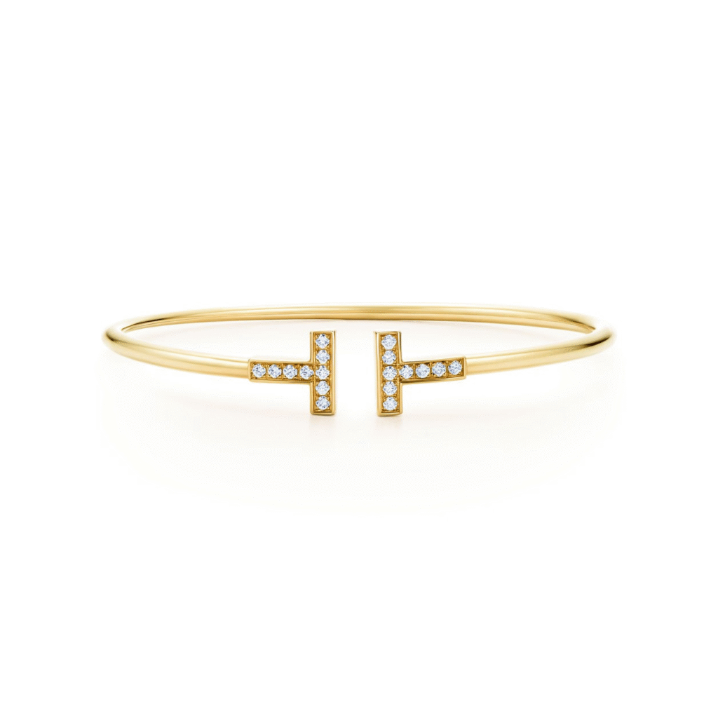Tiffany T Diamond Wire Bracelet