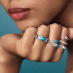 Cleo 2 Link Diamond Ring - Image 2