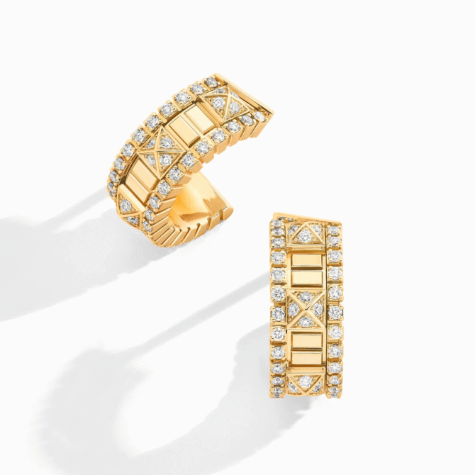 LIFE Full Diamond Mini Hoop Earrings
