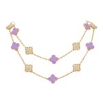 Vintage Alhambra Long Necklace, 20 Motifs
