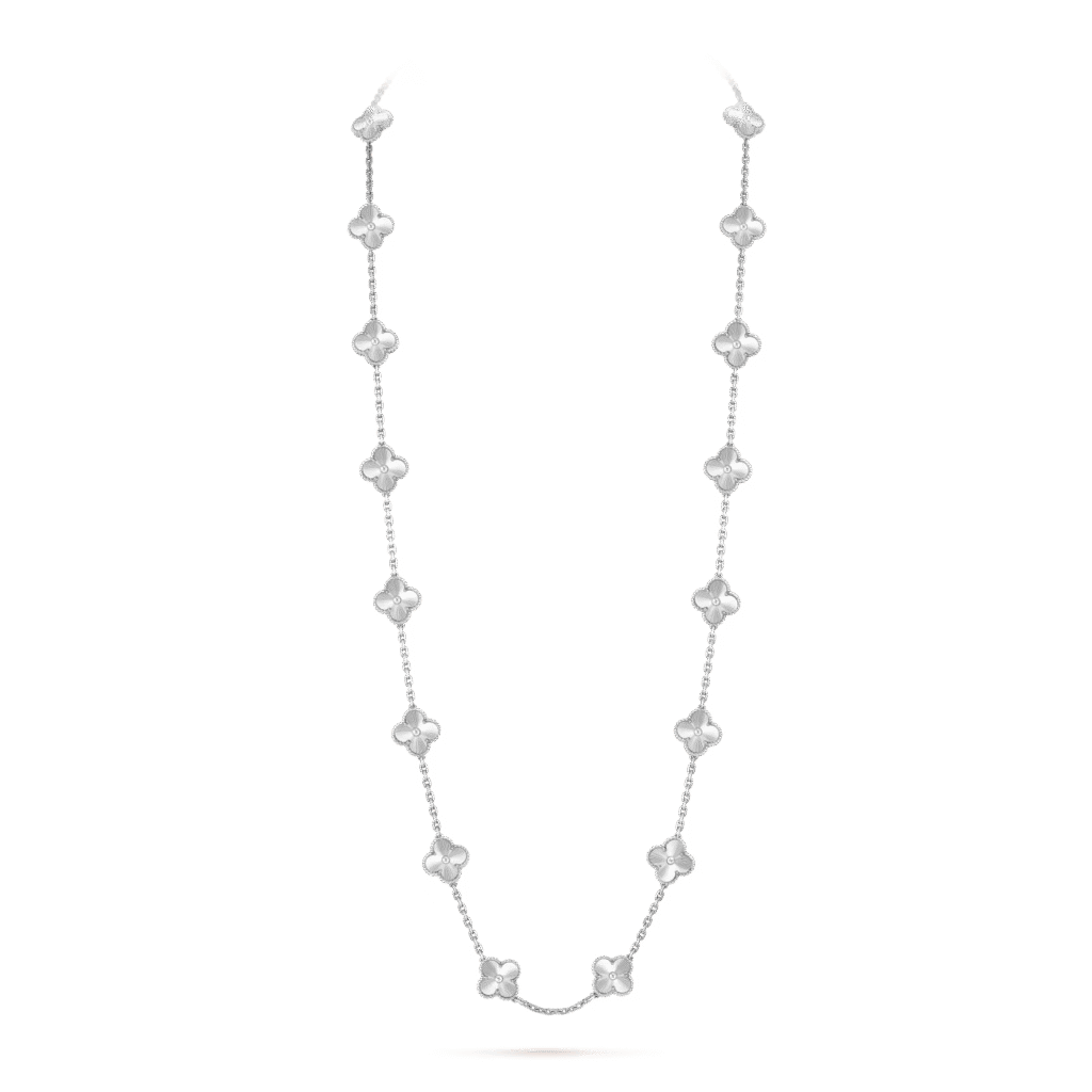 Vintage Alhambra Long Necklace, 20 Motifs