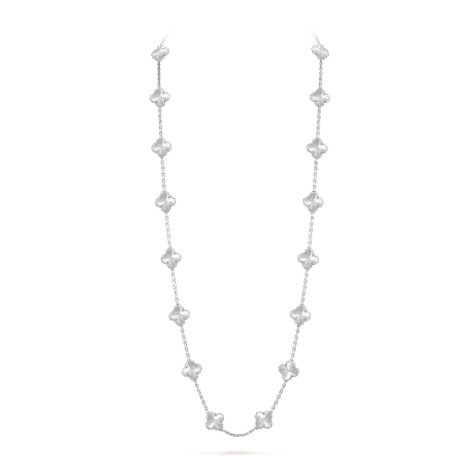 Vintage Alhambra Long Necklace, 20 Motifs