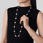 Vintage Alhambra Long Necklace, 20 Motifs - Image 2