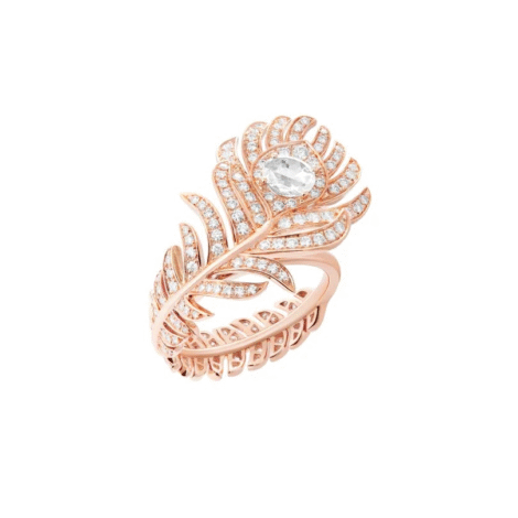Plume de Paon Small Ring