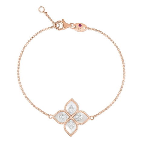 Princess Flower Bracelet with Diamonds