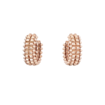 Clash de Cartier Hoop Earrings, Double Row