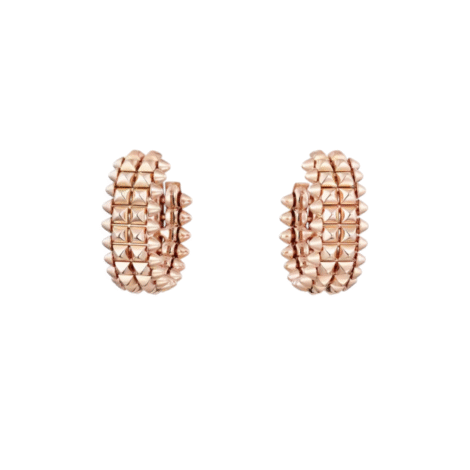 Clash de Cartier Hoop Earrings, Double Row