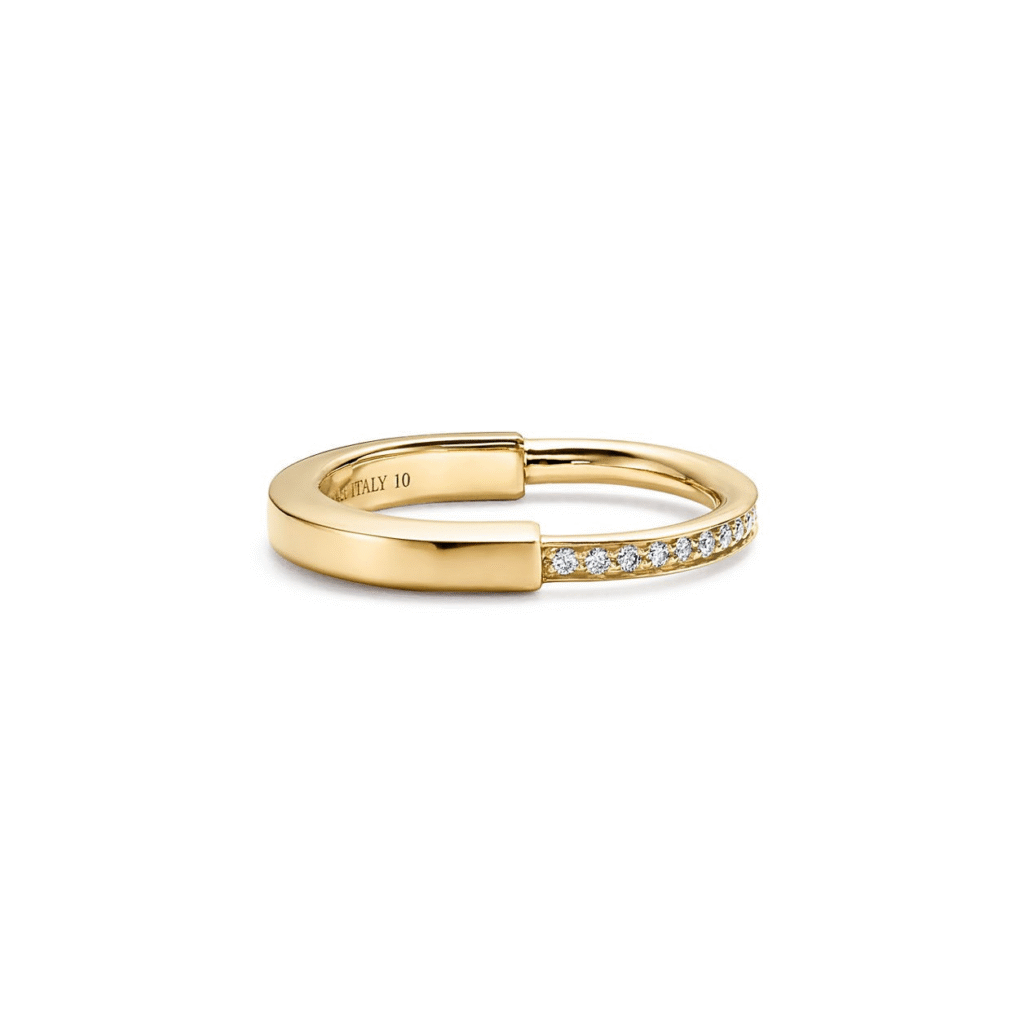 Tiffany Lock Ring with Diamonds
