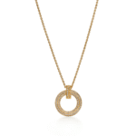 Tiffany T T1 Circle Pendant with Pavé Diamonds