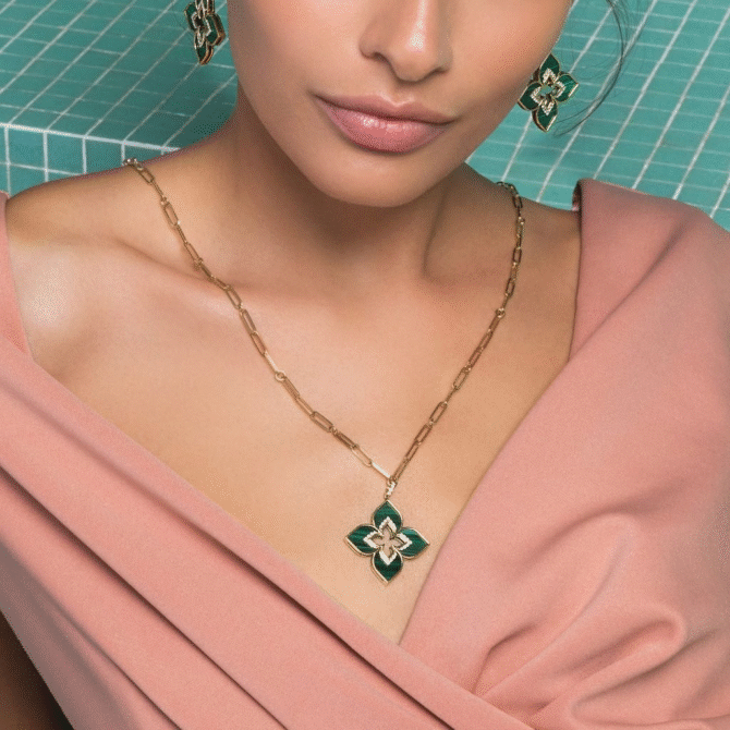 Venetian Princess Pendant with Diamonds