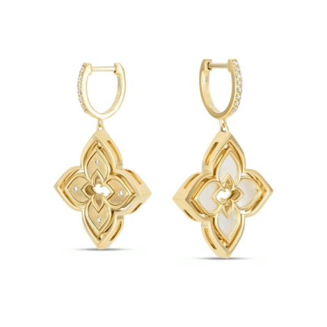 Venetian Princess Earrings with Diamonds