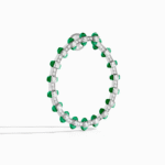 Tip-Top Diamond Halo Earrings - Image 2