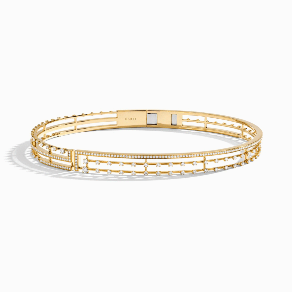 Avenues Open Hinged Collar Necklace